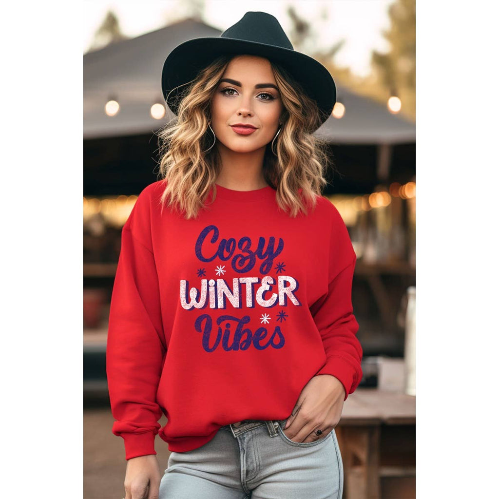Cozy Winter Vibes Vintage Graphic Oversizes - Adult & Kids T-Shirts, Sweatshirts & Hoodies apparel design preview 1