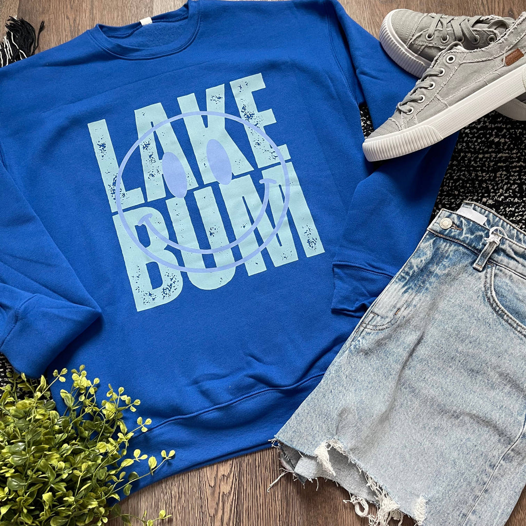 Teal Lake Bum Crewneck - Adult & Kids T-Shirts, Sweatshirts & Hoodies apparel design preview 1