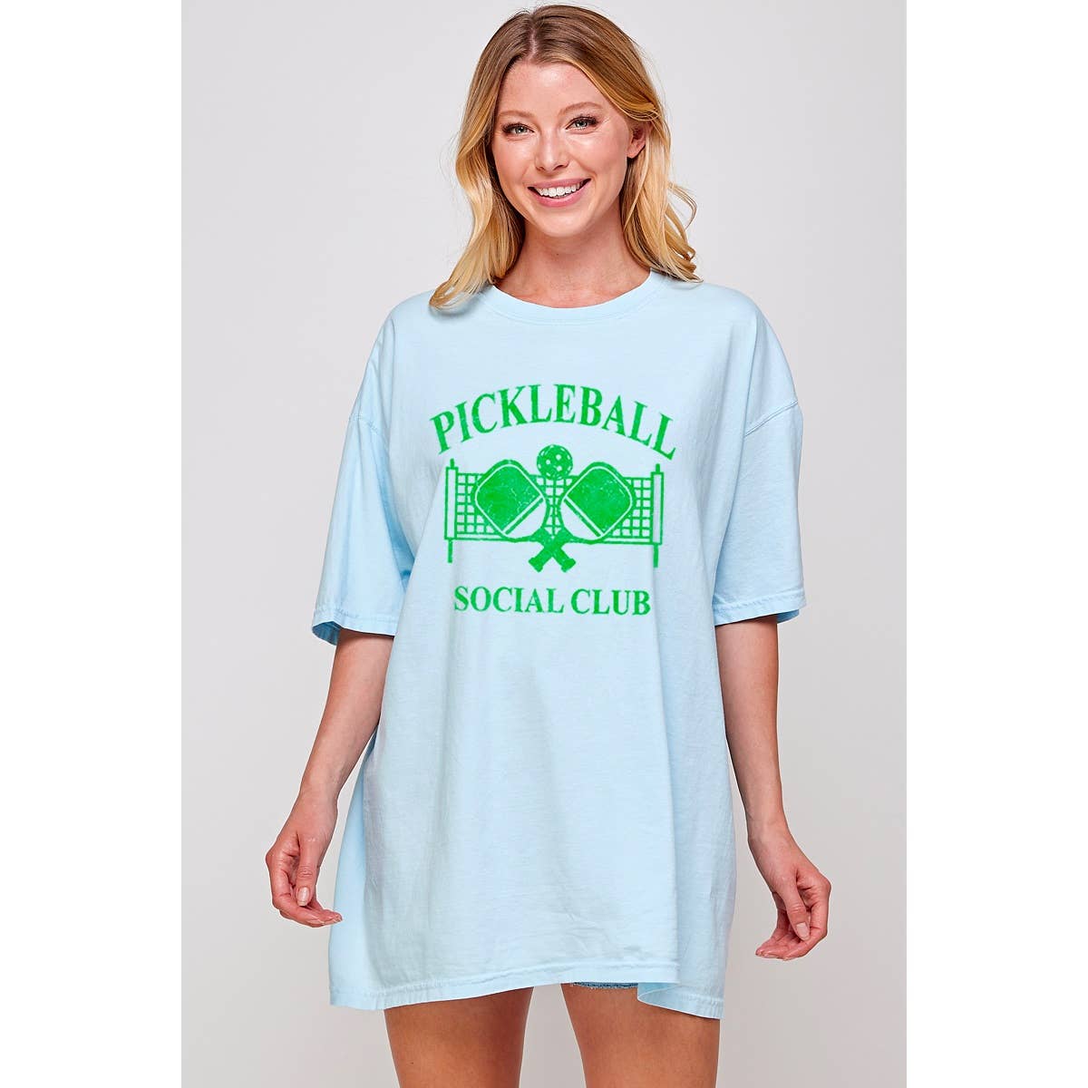 Pickleball Social Club Oversized - Adult & Kids T-Shirts, Sweatshirts & Hoodies apparel design preview 1