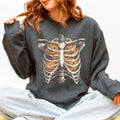 Halloween Skeleton, Pumpkins, Anatomy, Spooky - Adult & Kids T-Shirts, Sweatshirts & Hoodies apparel design preview 1