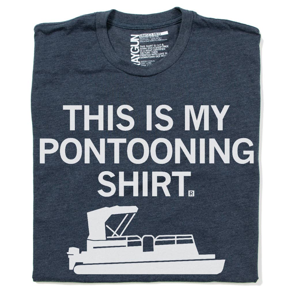 This Is My Pontooning - Adult & Kids T-Shirts, Sweatshirts & Hoodies apparel design preview 1