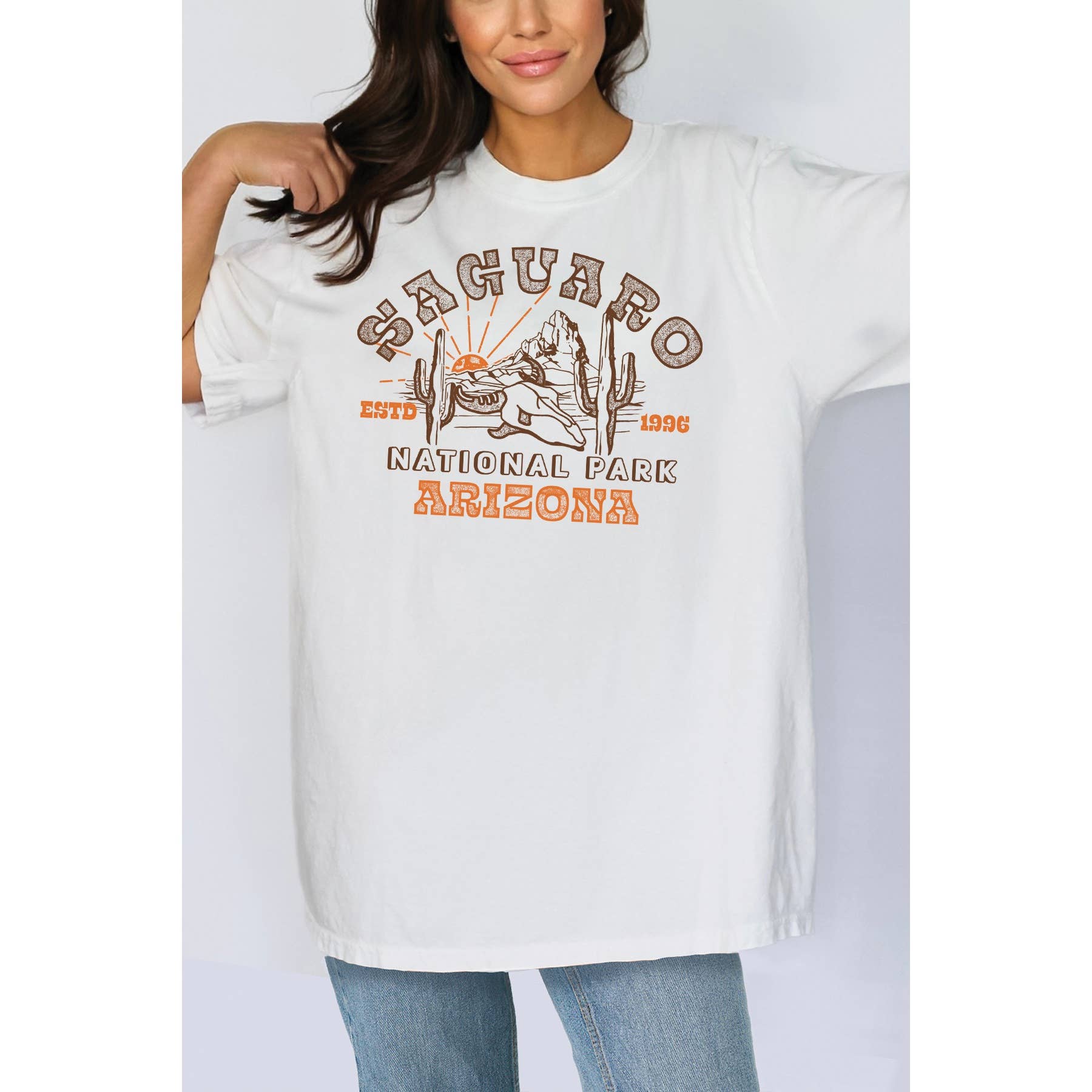 Unisex Oversized Saguro Arizona - Adult & Kids T-Shirts, Sweatshirts & Hoodies apparel design preview 1