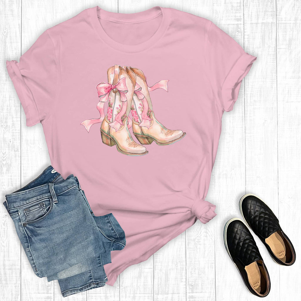 Western Coquette Boots Graphic - Adult & Kids T-Shirts, Sweatshirts & Hoodies apparel design preview 1