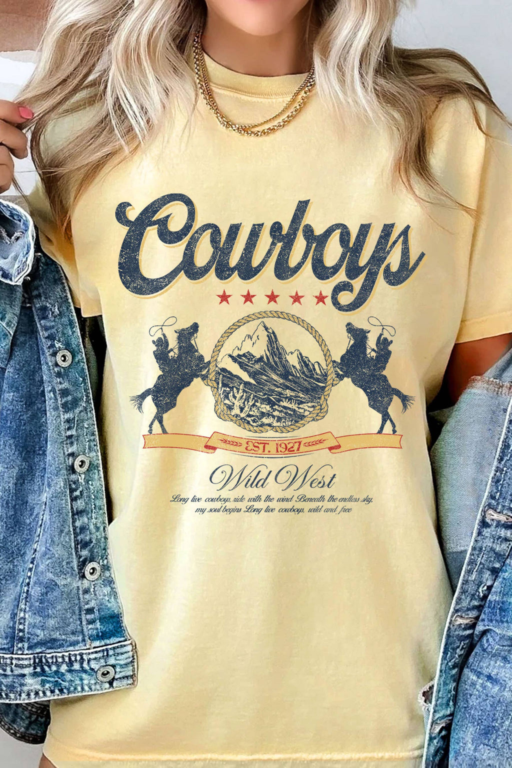 Cowboys Wild West Graphic - Adult & Kids T-Shirts, Sweatshirts & Hoodies apparel design preview 1