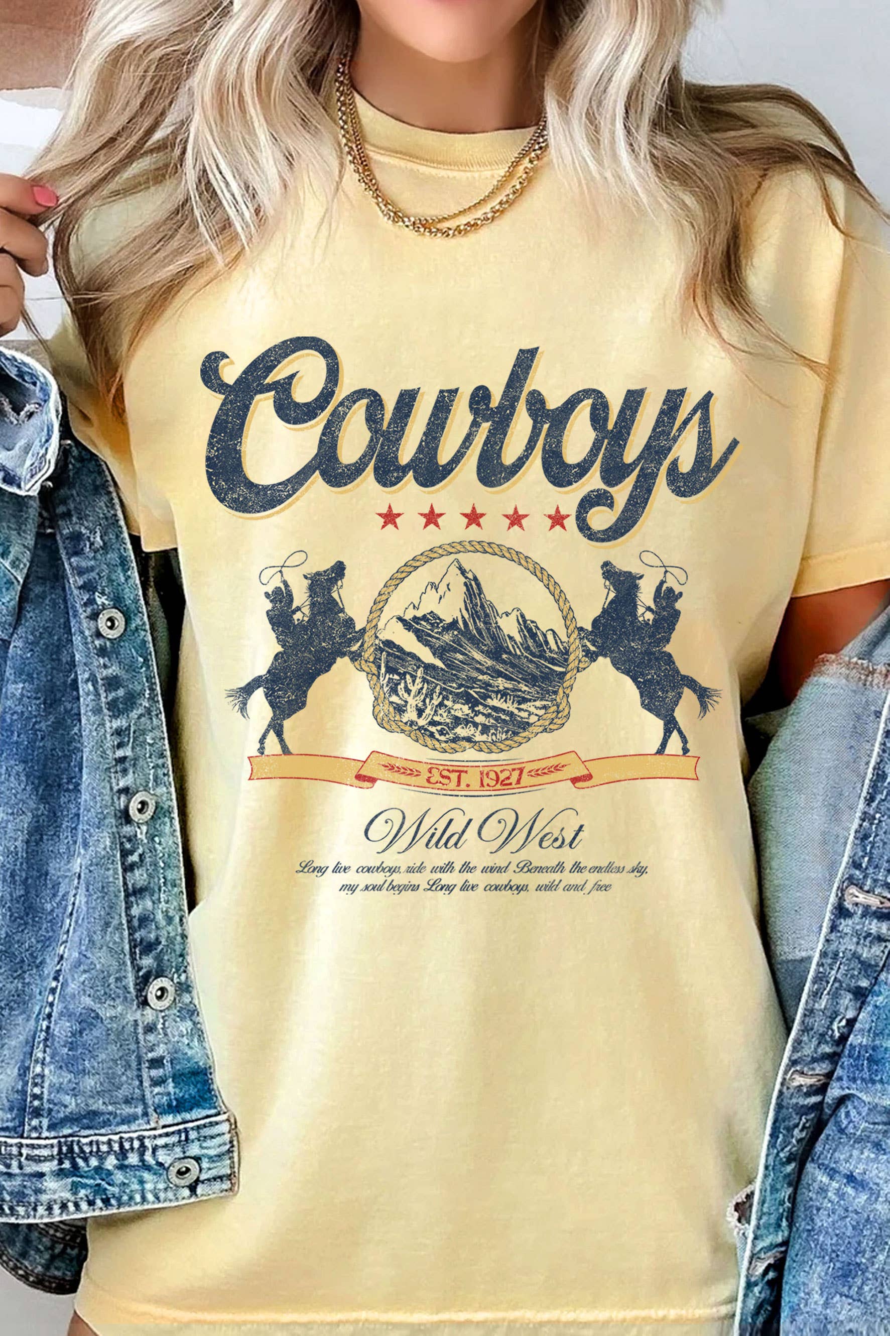 Cowboys Wild West Graphic - Adult & Kids T-Shirts, Sweatshirts & Hoodies apparel design preview 1