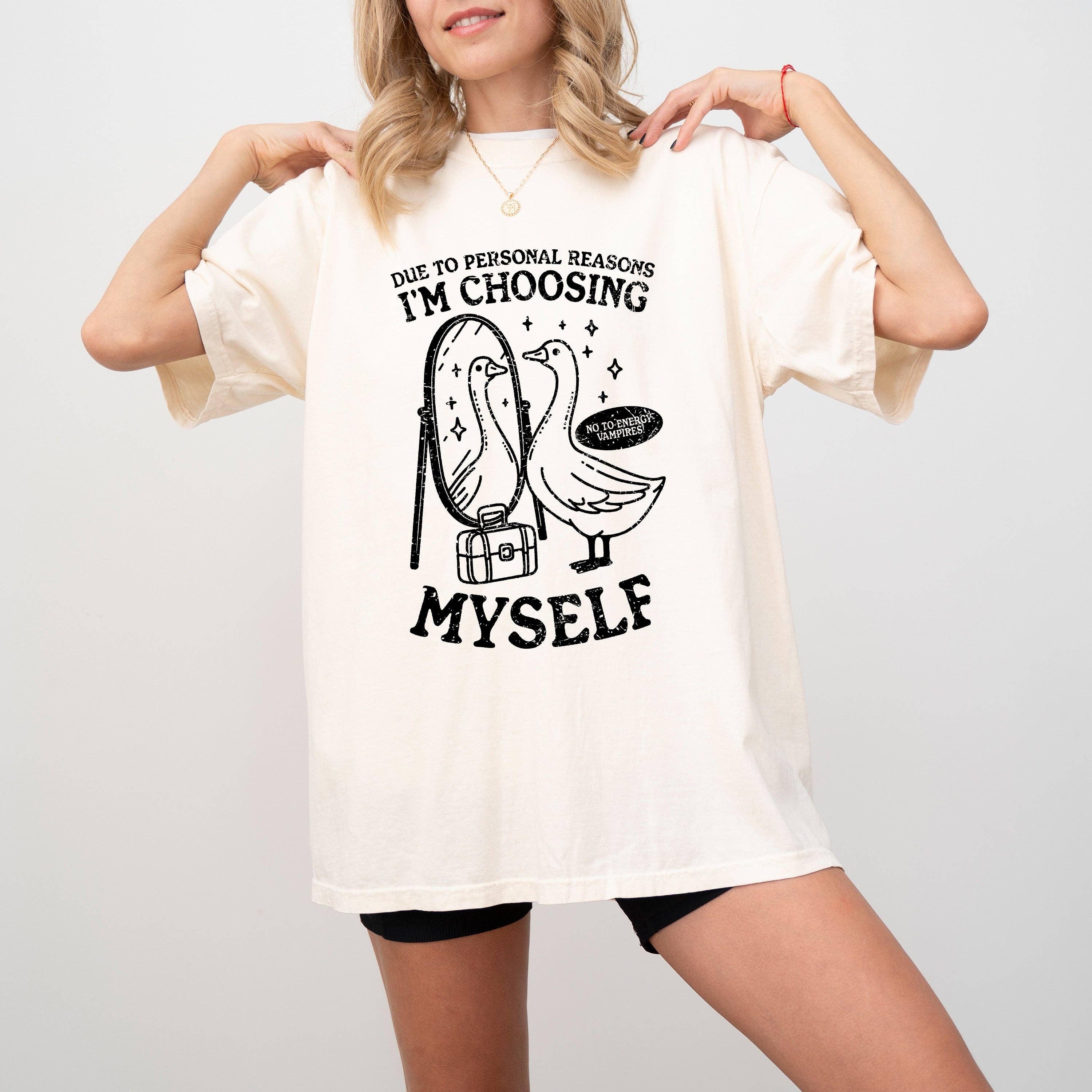 Mental Health Self Care Funny Meme - Adult & Kids T-Shirts, Sweatshirts & Hoodies apparel design preview 1