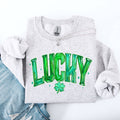 Glittery, Lucky, Colorful, St Patrick's Day - Adult & Kids T-Shirts, Sweatshirts & Hoodies apparel design preview 1