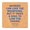 Willa Cather Quote Cork Coaster - Adult & Kids T-Shirts, Sweatshirts & Hoodies apparel design preview 1
