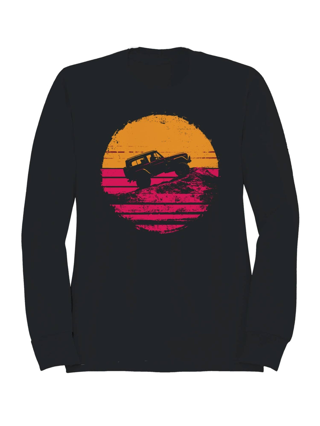 Retro Off-Road Adventure Design Men's - Adult & Kids T-Shirts, Sweatshirts & Hoodies apparel design preview 1