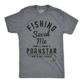 Fishing Saved Me Men's - Adult & Kids T-Shirts, Sweatshirts & Hoodies apparel design preview 1