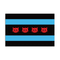 Chicago Flag Gary Sticker - Adult & Kids T-Shirts, Sweatshirts & Hoodies apparel design preview 1