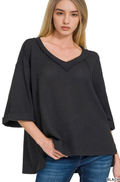 `.Brushed Waffle Exposed Seam Top - Adult & Kids T-Shirts, Sweatshirts & Hoodies apparel design preview 1