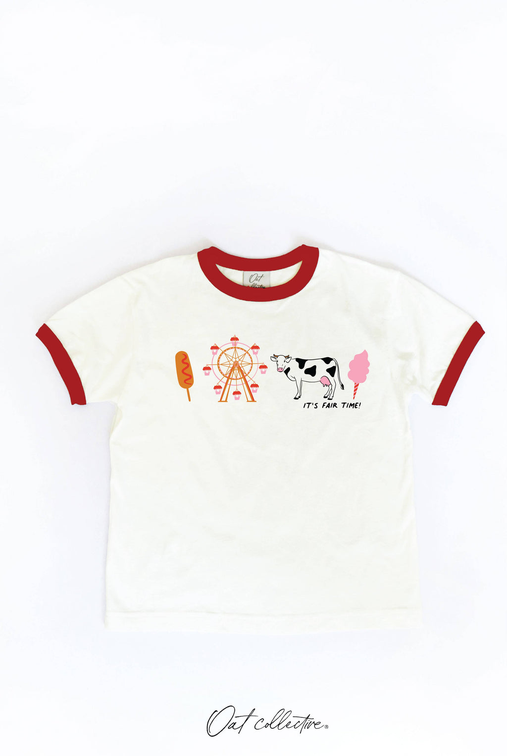 It's Fair Time! Toddler Ringer Graphic Top - Adult & Kids T-Shirts, Sweatshirts & Hoodies apparel design preview 1