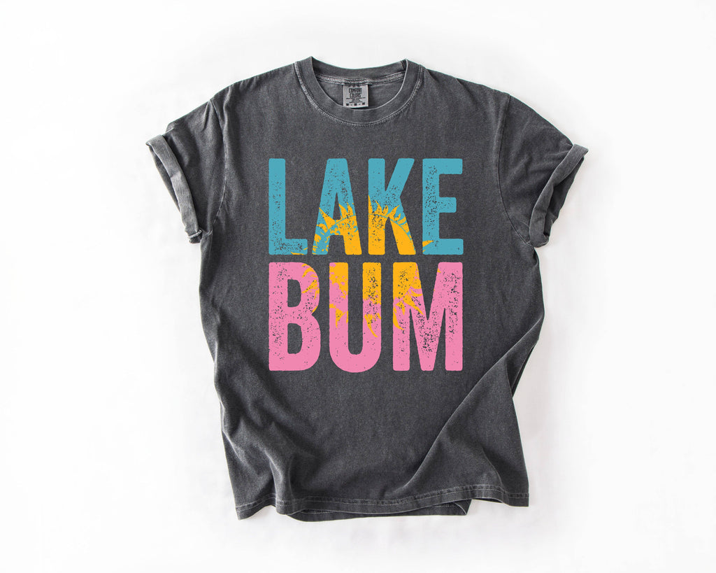 Lake Bum, Boat, Life, Camping, Outdoor, Nature - Adult & Kids T-Shirts, Sweatshirts & Hoodies apparel design preview 1