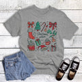 Christmas Season Sketch Collage Graphic - Adult & Kids T-Shirts, Sweatshirts & Hoodies apparel design preview 1