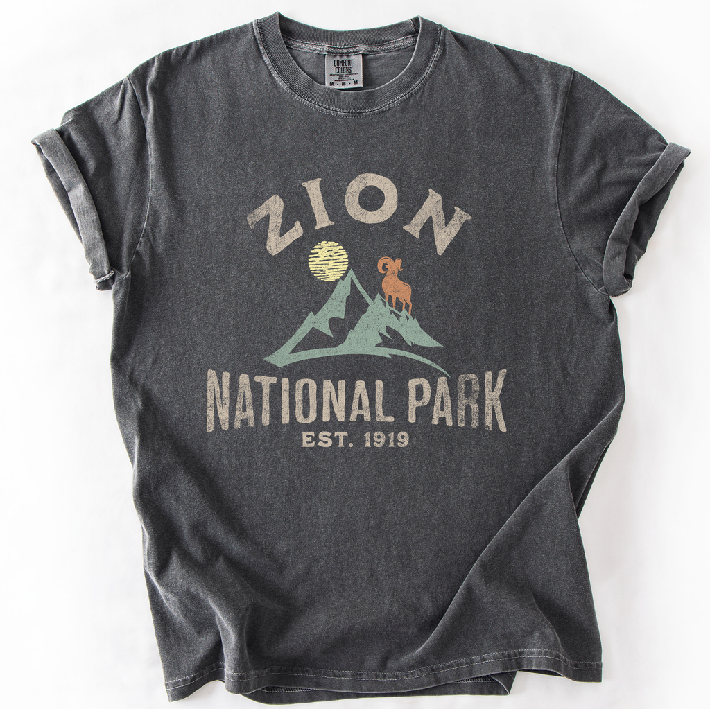 Zion National Park, Nature Outdoors, Camping, Hiking - Adult & Kids T-Shirts, Sweatshirts & Hoodies apparel design preview 1