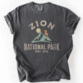 Zion National Park, Nature Outdoors, Camping, Hiking - Adult & Kids T-Shirts, Sweatshirts & Hoodies apparel design preview 1