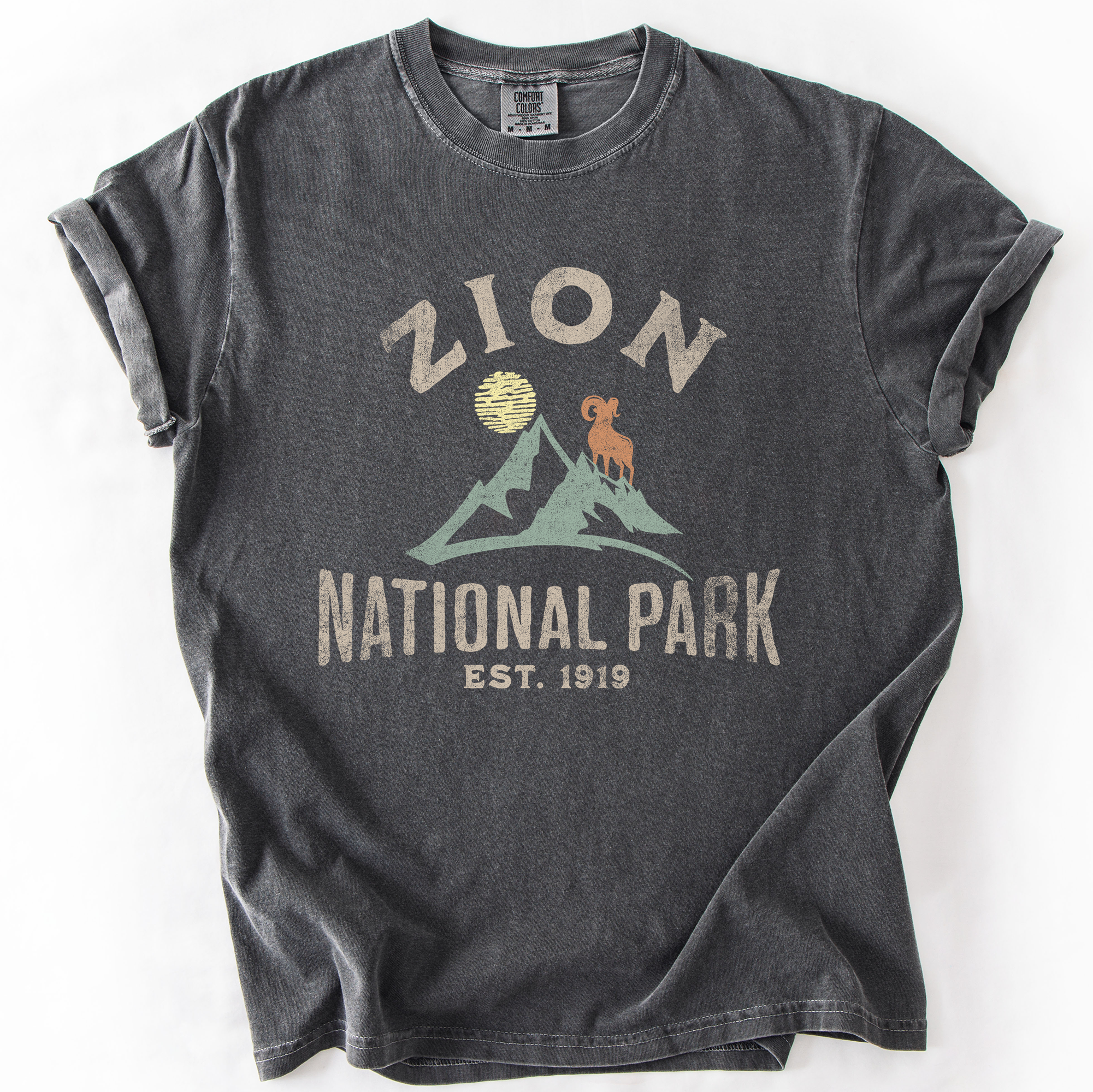 Zion National Park, Nature Outdoors, Camping, Hiking - Adult & Kids T-Shirts, Sweatshirts & Hoodies apparel design preview 1