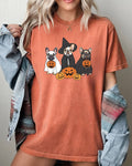 Ghost Dogs, Skeleton, Funny, Pumpkin, Halloween - Adult & Kids T-Shirts, Sweatshirts & Hoodies apparel design preview 1