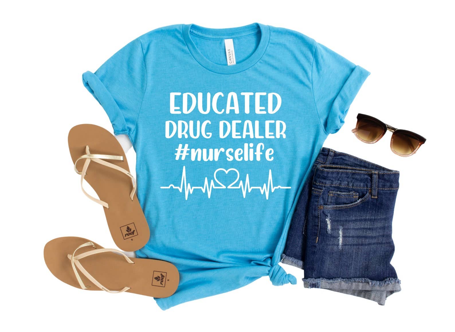 Educated Drug Dealer Nurselife - Adult & Kids T-Shirts, Sweatshirts & Hoodies apparel design preview 1