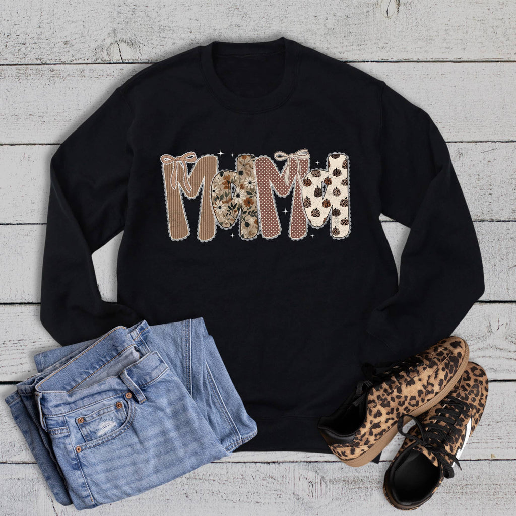 Fall Coquette Mama - Adult & Kids T-Shirts, Sweatshirts & Hoodies apparel design preview 1