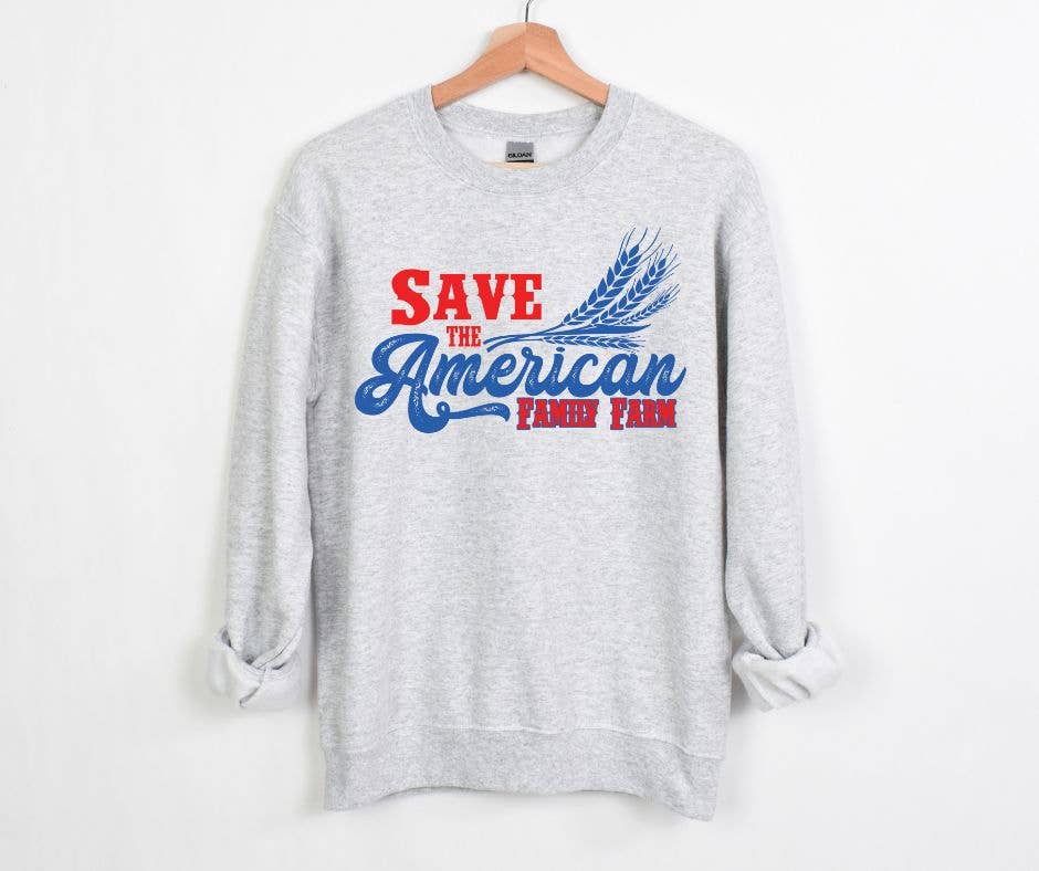 Save American Family Farms - Adult & Kids T-Shirts, Sweatshirts & Hoodies apparel design preview 1