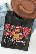 Women Christmas Graphic Print Mineral Wash Top - Adult & Kids T-Shirts, Sweatshirts & Hoodies apparel design preview 1