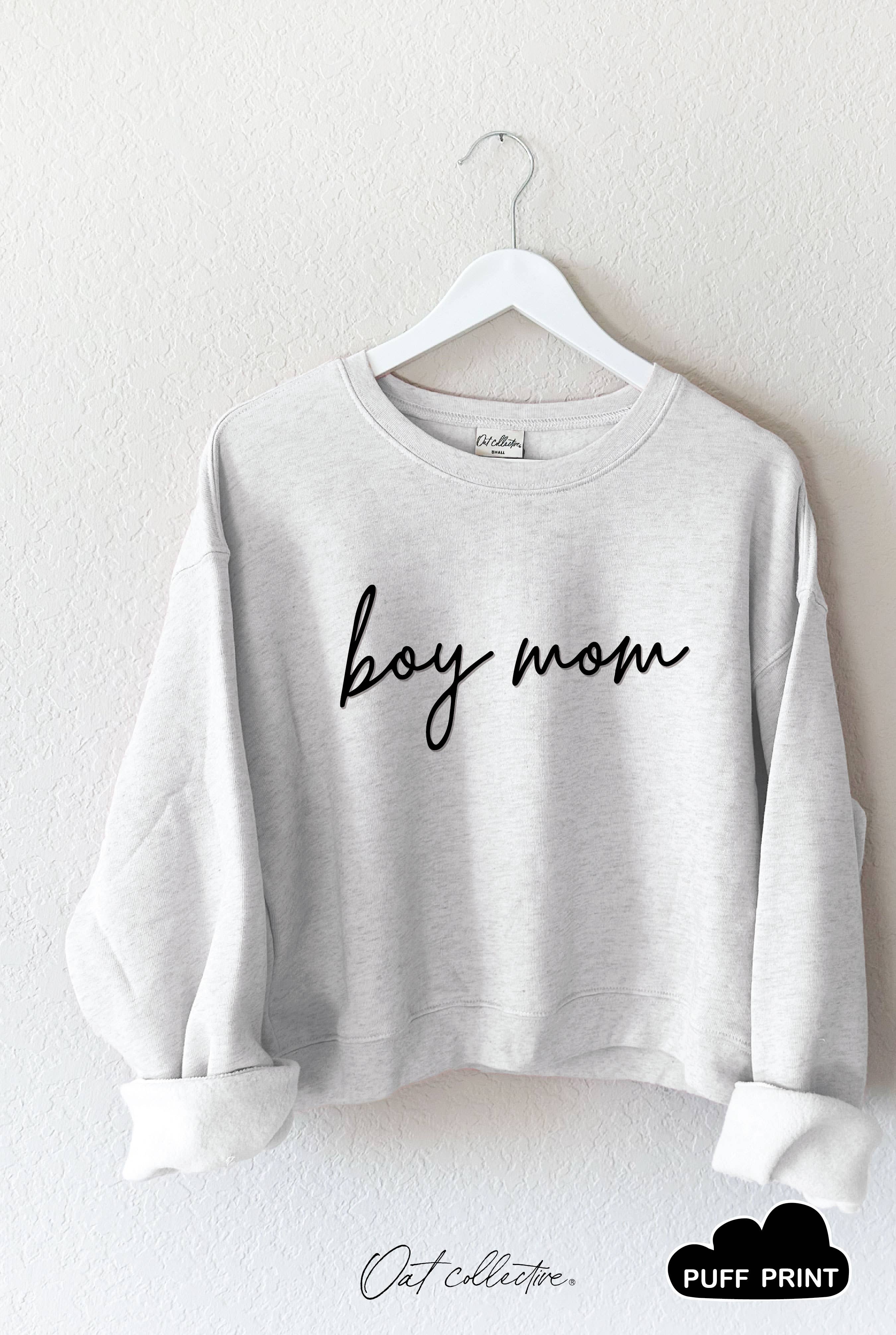 Boy Mom Puff Mid Graphic - Adult & Kids T-Shirts, Sweatshirts & Hoodies apparel design preview 1