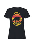 Stay Trashy Raccoon Vintage Design Women's - Adult & Kids T-Shirts, Sweatshirts & Hoodies apparel design preview 1