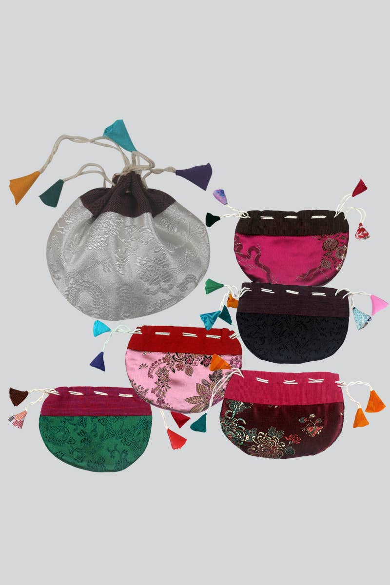 Silk-Cotton Blend Women's Accessory Pouch (TAL-01) - Adult & Kids T-Shirts, Sweatshirts & Hoodies apparel design preview 1