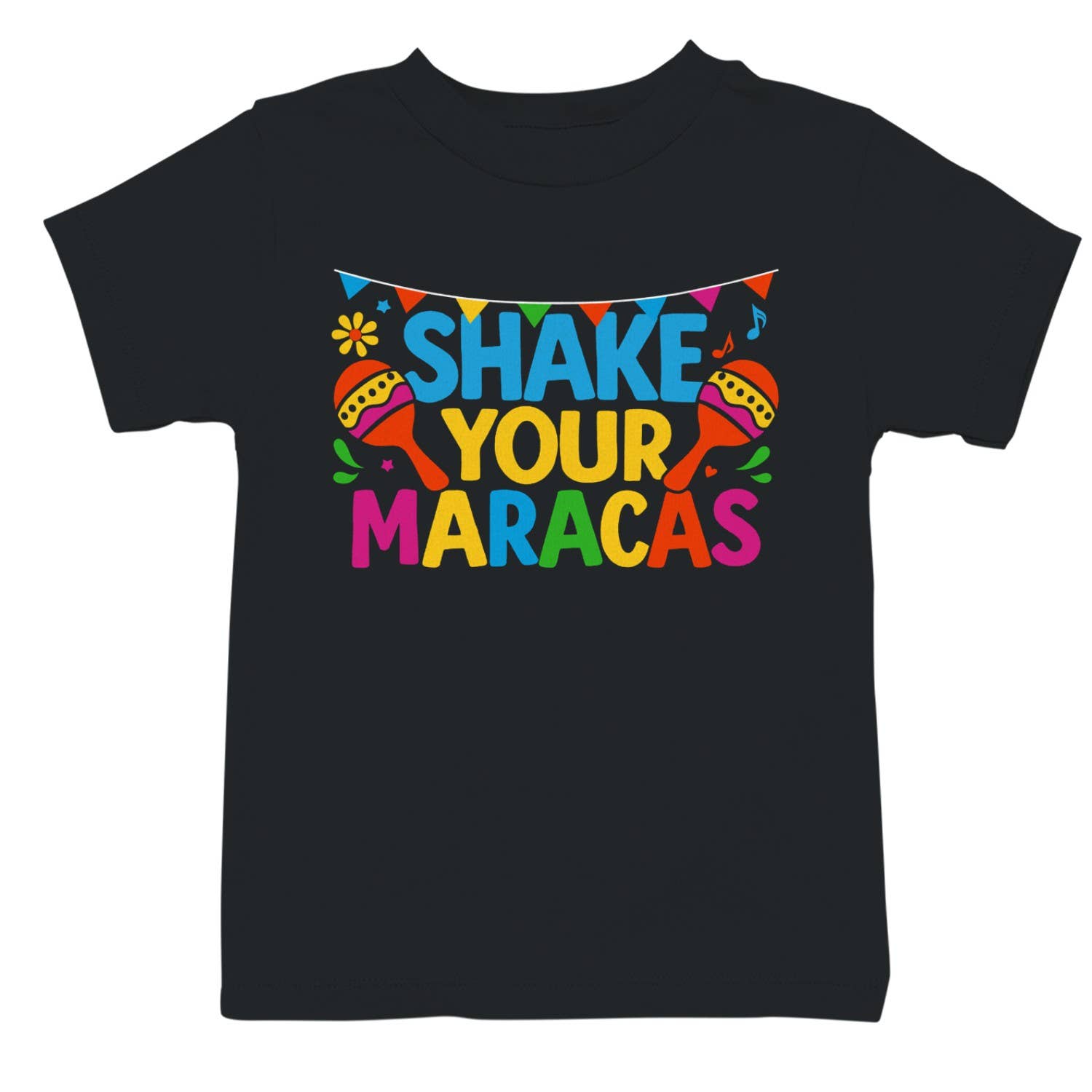Colorful Fiesta Maracas - Adult & Kids T-Shirts, Sweatshirts & Hoodies apparel design preview 1