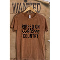 Raised On 90S Country Mineral Wash Graphic - Adult & Kids T-Shirts, Sweatshirts & Hoodies apparel design preview 1