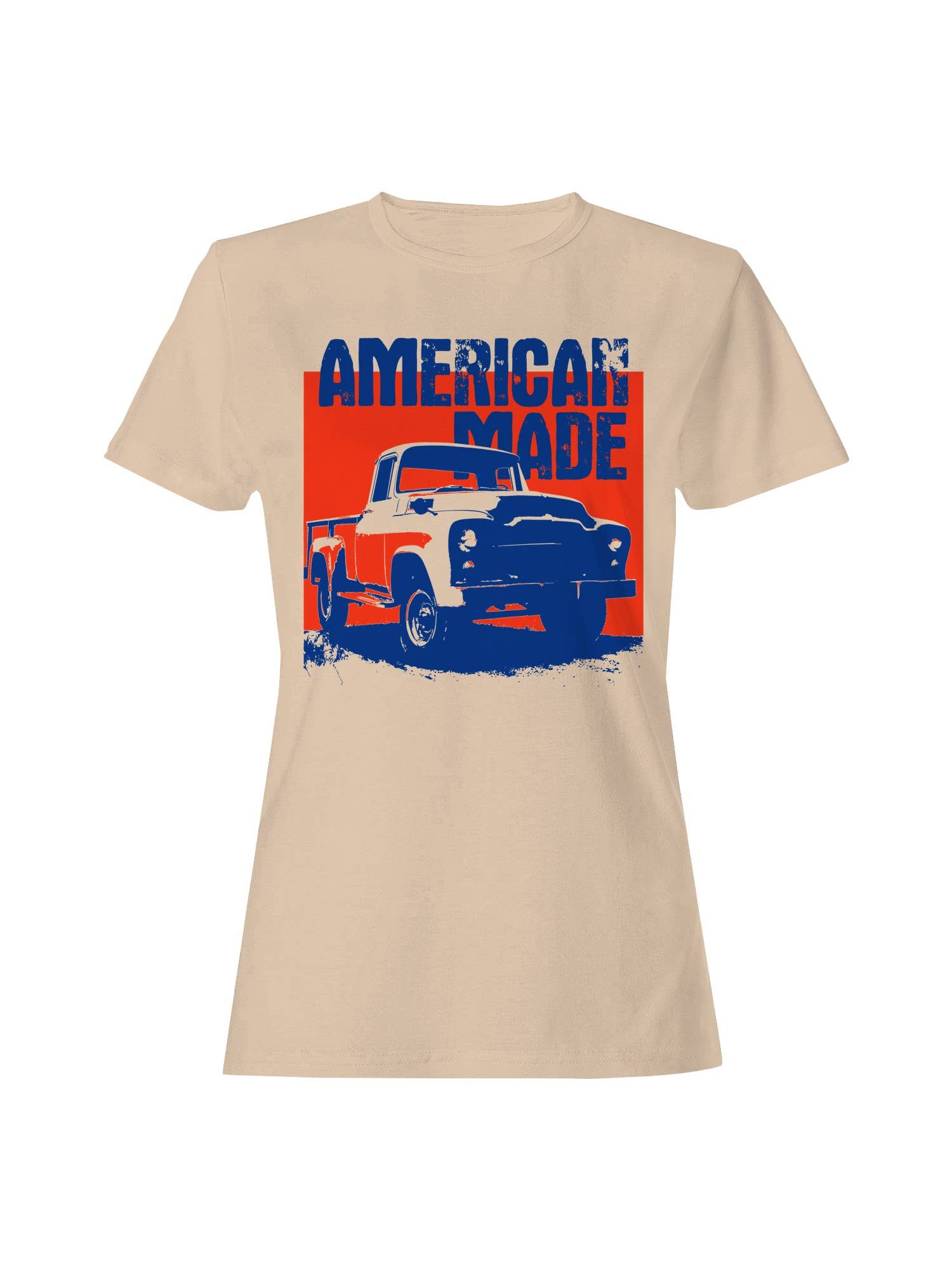 Vintage American Truck Art Women's - Adult & Kids T-Shirts, Sweatshirts & Hoodies apparel design preview 1