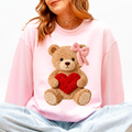 Teddy Bear, Adorable Valentine's Day, Love - Adult & Kids T-Shirts, Sweatshirts & Hoodies apparel design preview 1
