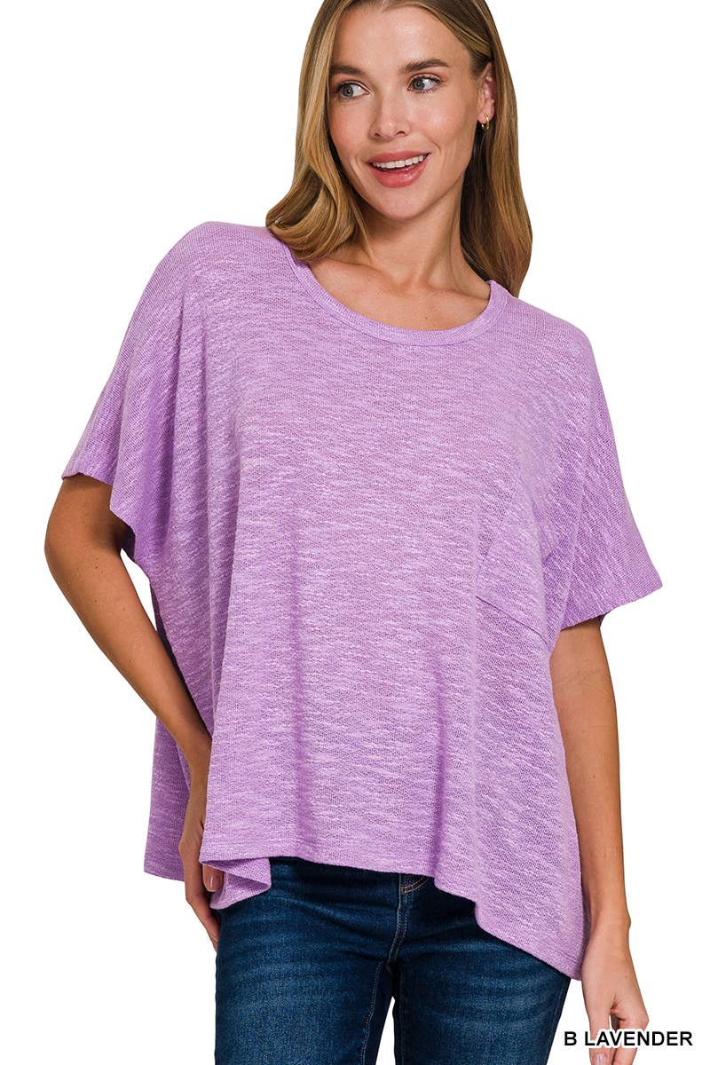 .....SI-26627 Oversized Poly-Rayon Slub Hacci Top - Adult & Kids T-Shirts, Sweatshirts & Hoodies apparel design preview 1