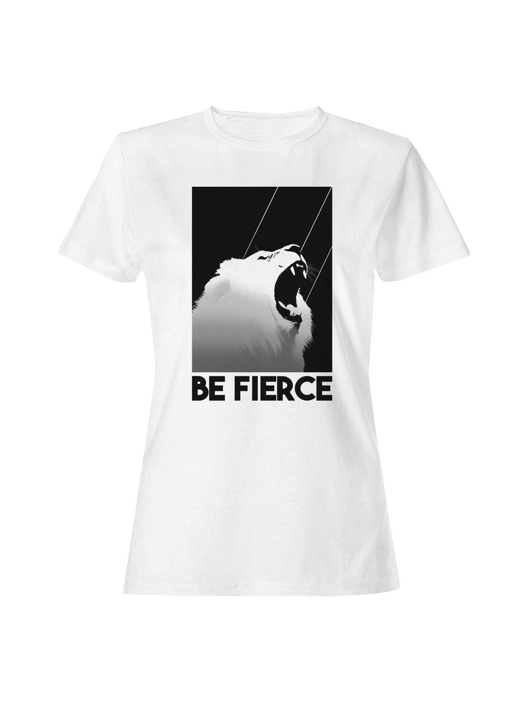 Fierce Lion Roar Motivation Women's - Adult & Kids T-Shirts, Sweatshirts & Hoodies apparel design preview 1
