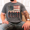 Vintage Land of the Free Because Brave - Adult & Kids T-Shirts, Sweatshirts & Hoodies apparel design preview 1