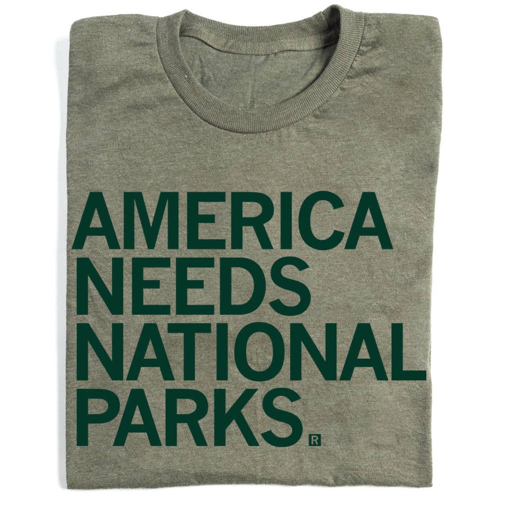 America Needs National Parks - Adult & Kids T-Shirts, Sweatshirts & Hoodies apparel design preview 1