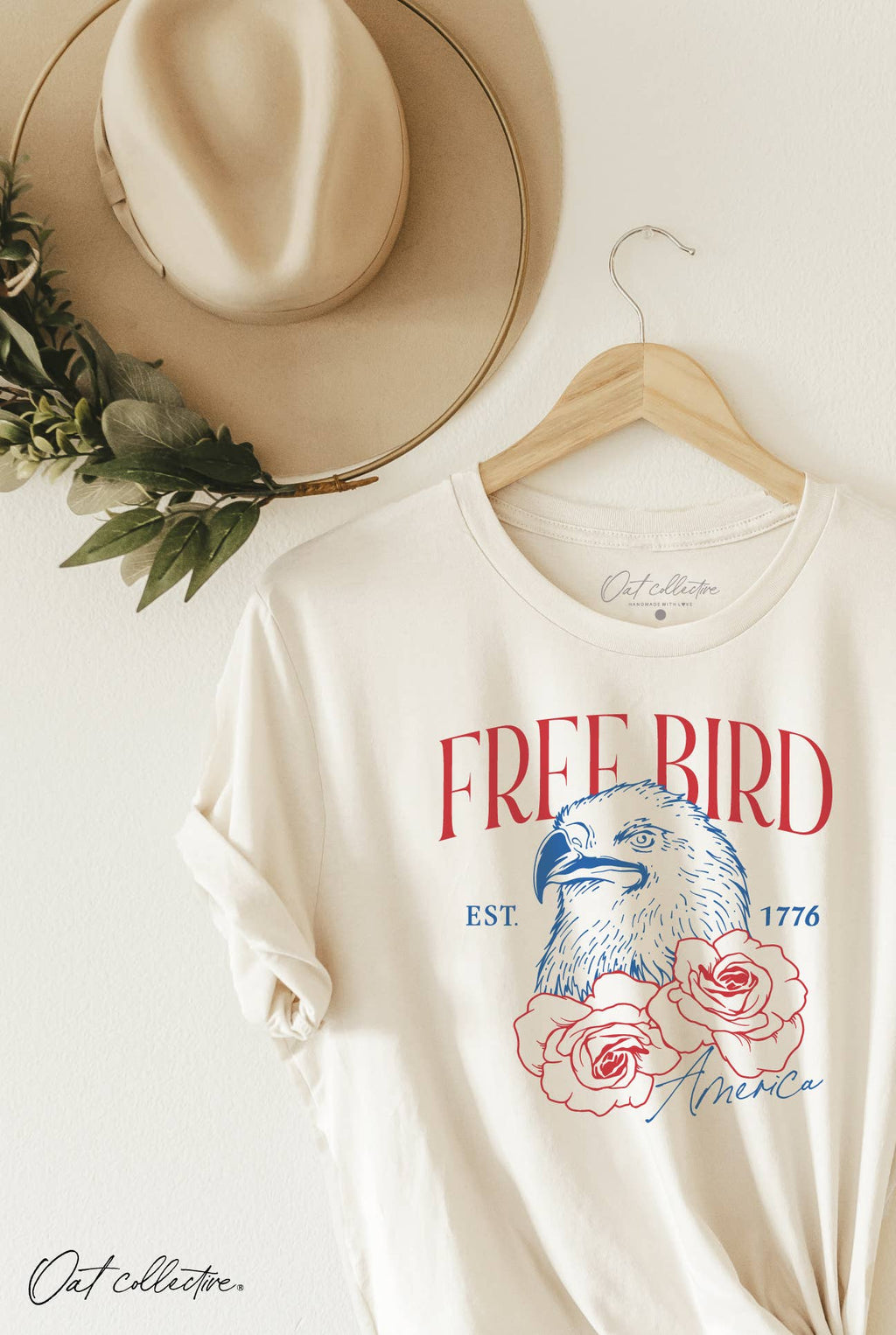 Free Bird America Graphic - Adult & Kids T-Shirts, Sweatshirts & Hoodies apparel design preview 1