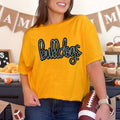 Bulldogs Sequin Patch Gold Everyday - Adult & Kids T-Shirts, Sweatshirts & Hoodies apparel design preview 1