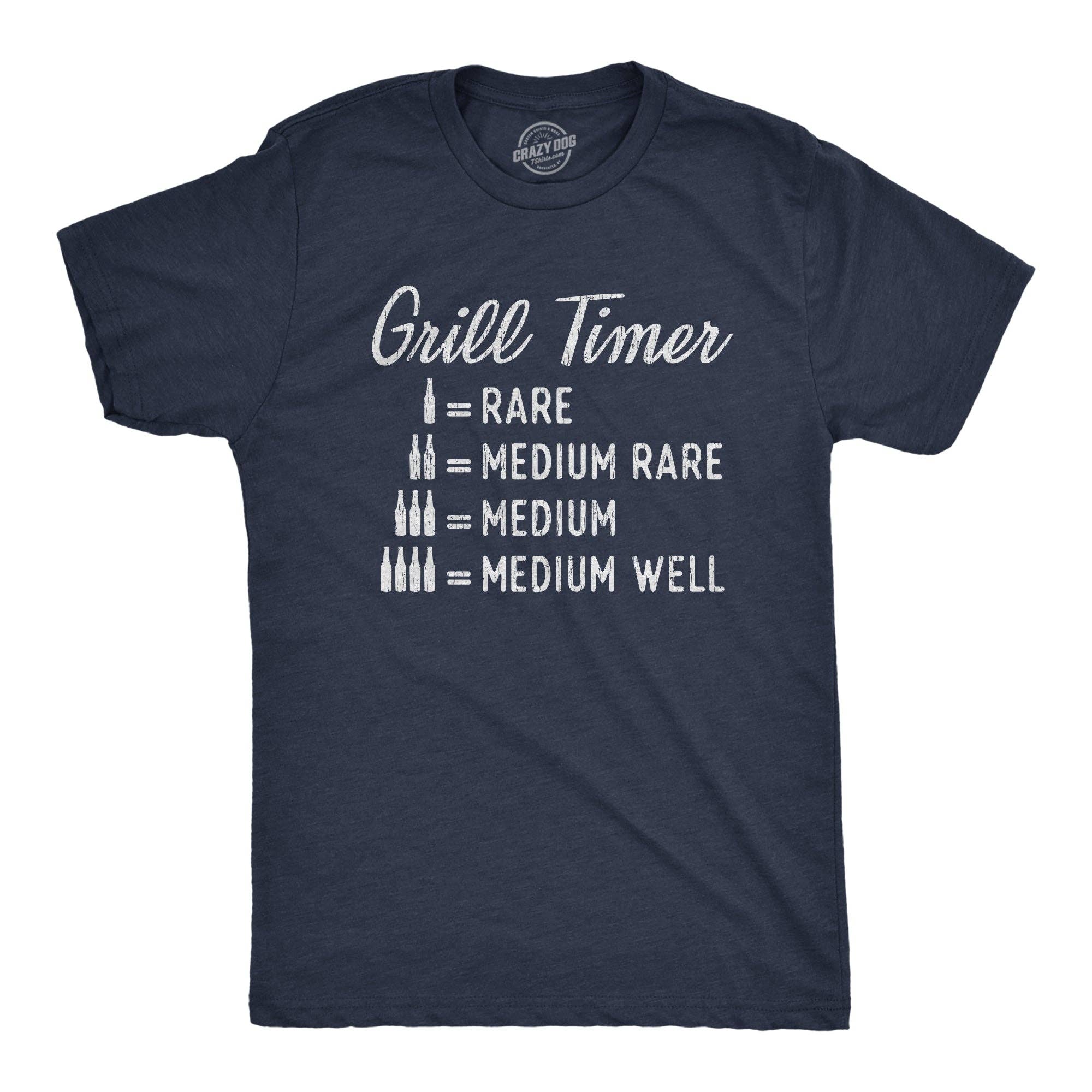 Grill Timer Men's - Adult & Kids T-Shirts, Sweatshirts & Hoodies apparel design preview 1