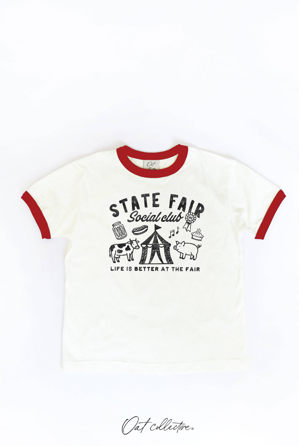 State Fair Social Club Toddler Unisex Ringer Top - Adult & Kids T-Shirts, Sweatshirts & Hoodies apparel design preview 1