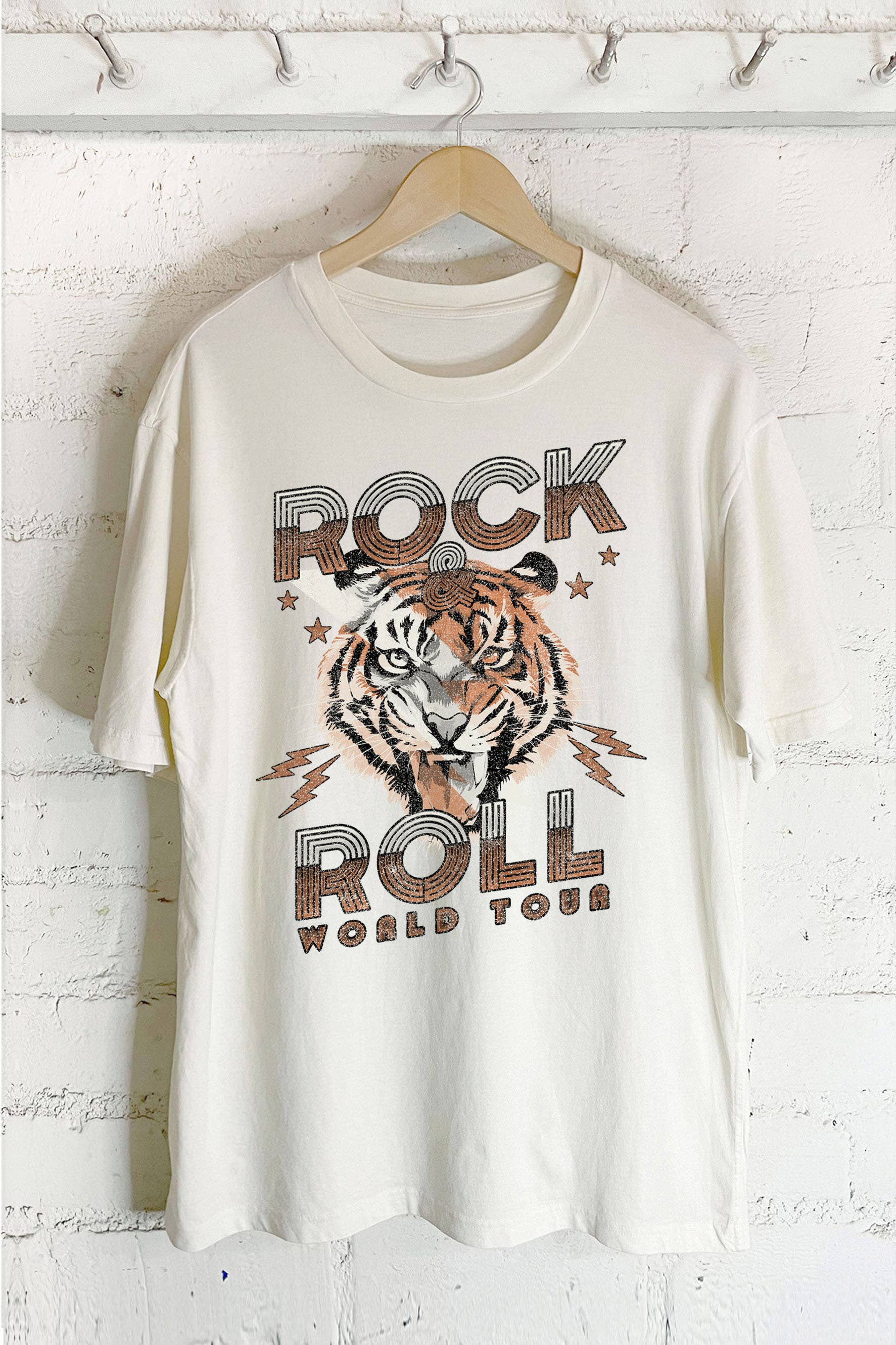 Rock and Roll World Tour-Oversized - Adult & Kids T-Shirts, Sweatshirts & Hoodies apparel design preview 1