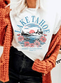 Lake Tahoe Flower Graphic - Adult & Kids T-Shirts, Sweatshirts & Hoodies apparel design preview 1
