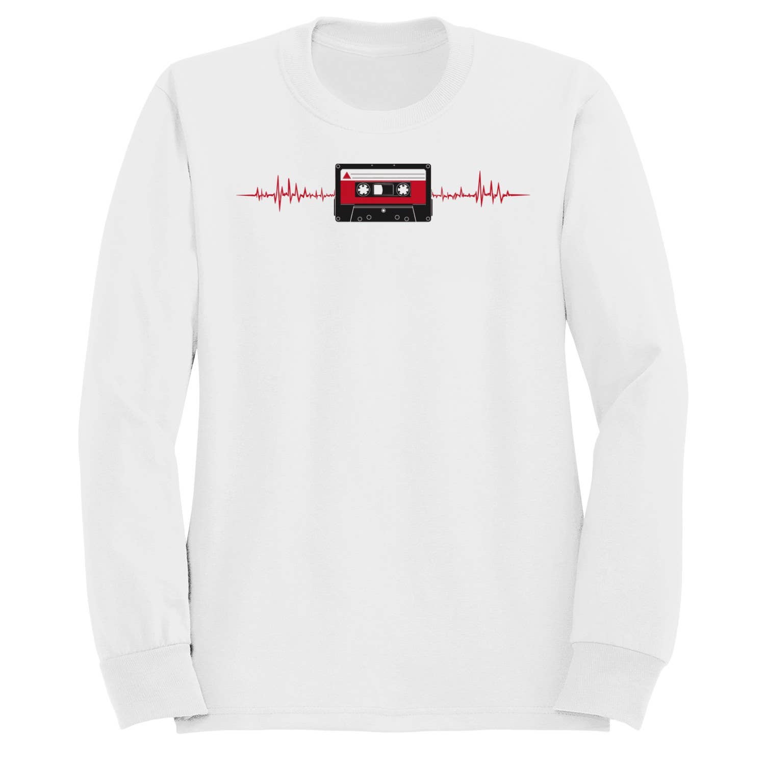 Cassette Music Lifeline Men's - Adult & Kids T-Shirts, Sweatshirts & Hoodies apparel design preview 1