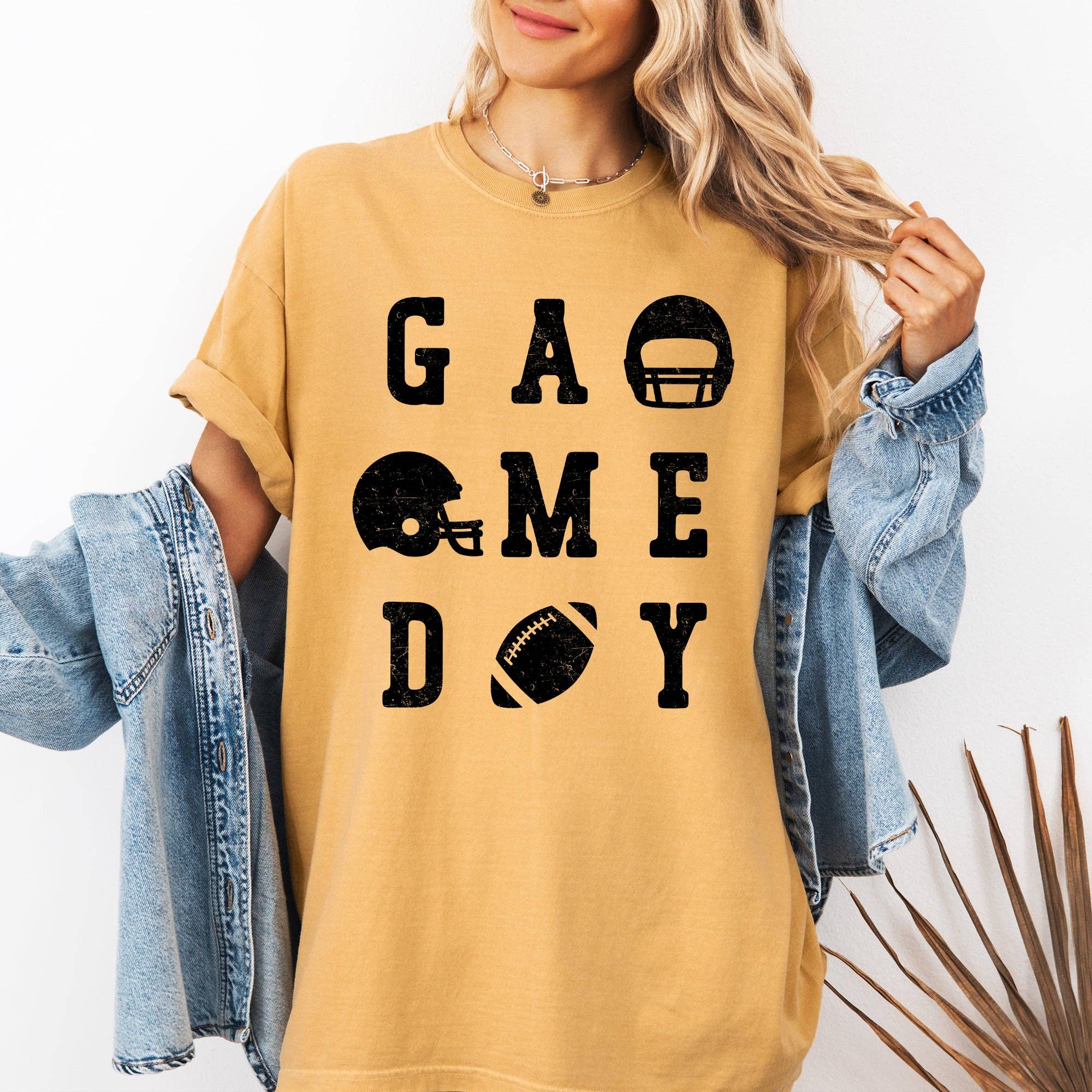 Game Day, Football, Helmet, Sports, Touchdown - Adult & Kids T-Shirts, Sweatshirts & Hoodies apparel design preview 1