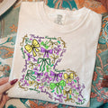 Louisiana Mardi Gras Bows - Adult & Kids T-Shirts, Sweatshirts & Hoodies apparel design preview 1