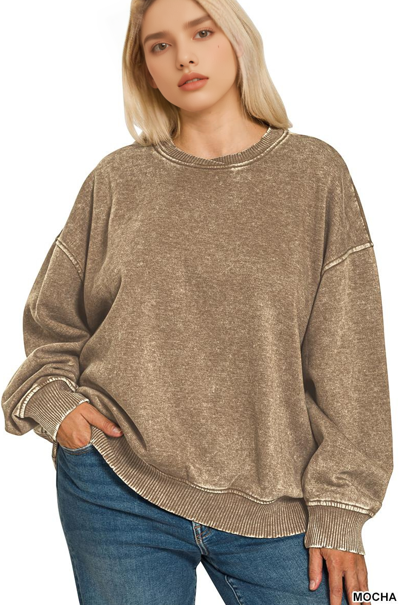 .Plus Washed Oversized Fleece - Adult & Kids T-Shirts, Sweatshirts & Hoodies apparel design preview 1