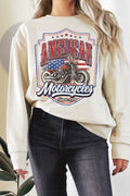Motorcycle America Terry - Adult & Kids T-Shirts, Sweatshirts & Hoodies apparel design preview 1