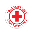 Drag Saves Lives Circle Sticker - Adult & Kids T-Shirts, Sweatshirts & Hoodies apparel design preview 1